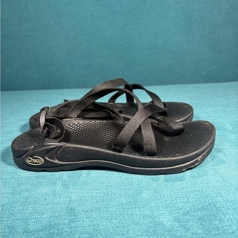 Chaco Black Strappy Sport Sandals - Picture 3 of 6
